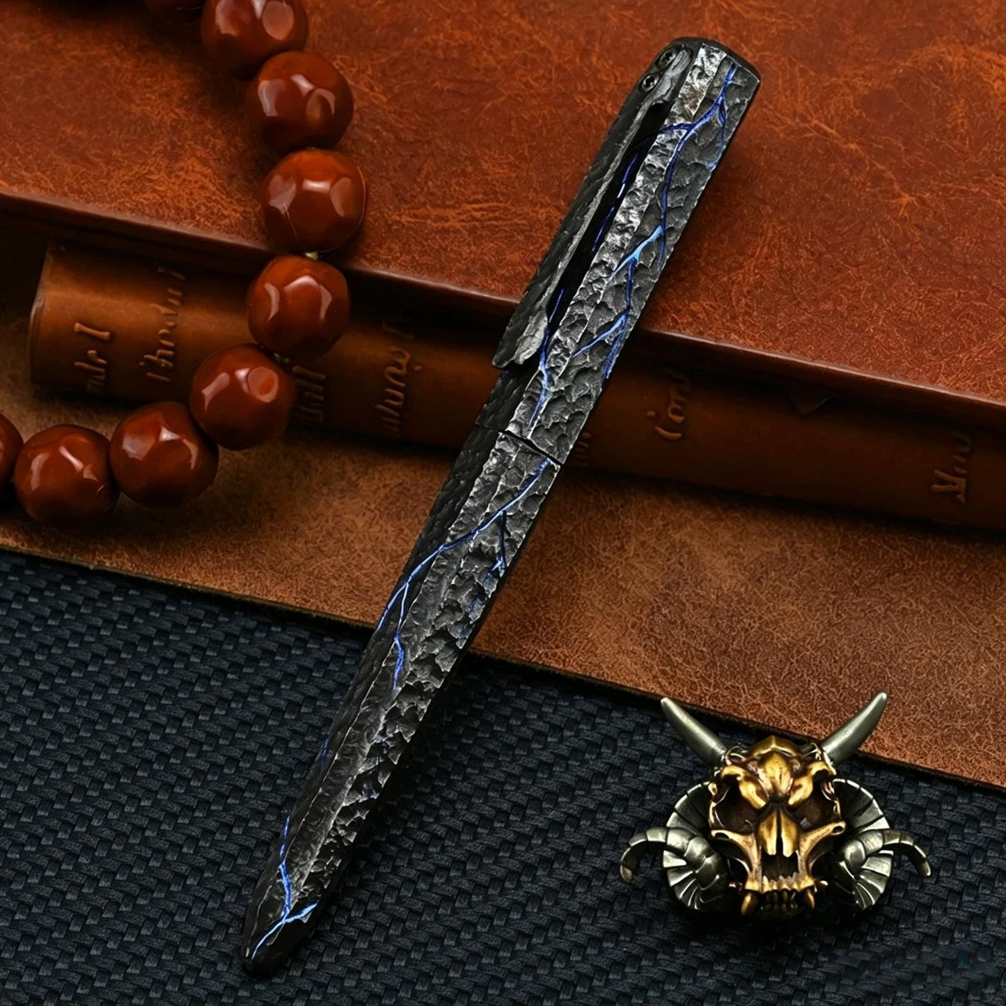 Titanium Multifunctional Pocket EDC Ballpoint Pen
