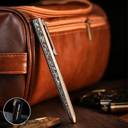 Titanium Multifunctional Pocket EDC Ballpoint Pen
