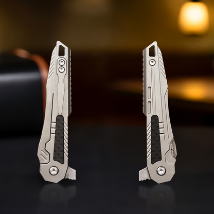 Titanium Folding Utility Knife